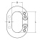 AISI 316 Stainless Quick Link For Calibrated Chain Ø 10 mm