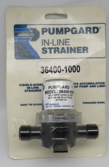 Jabsco 36400-1000 - Par Pumpguard Inline Strainer for 1/2 in Hose