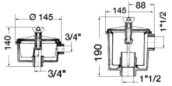 Osculati 17.652.01 - Utility Water Filter 3/4"