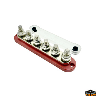 Trem L0610201 - Busbar 6xM10 300A Red