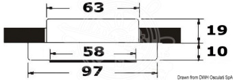 Osculati 13.433.24 - Luce 36 LED 12 V Lucidata A Specchio