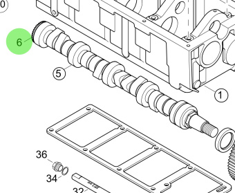 Steyr 2203280-2 - Sensor Disk for Steyr MO174V40 v1 Engines