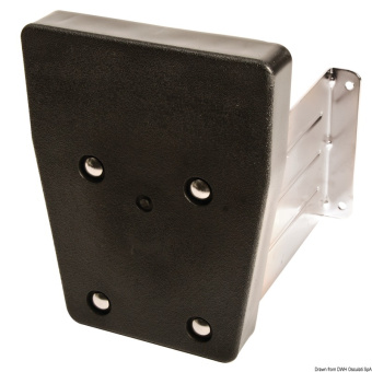 Heavy Duty Outboard Motor Wall Bracket 45 kg​ 155x211 mm - Osculati 47.385.00