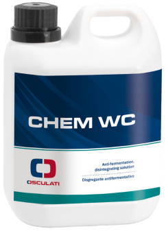 Osculati 50.208.80 - Chem WC - Disintegrating And Anti-Fermentative Product For Chemical Toilet Units And Waste Water Tanks (6 pcs)