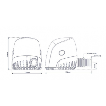 Whale Orca 1300 Automatic 12V