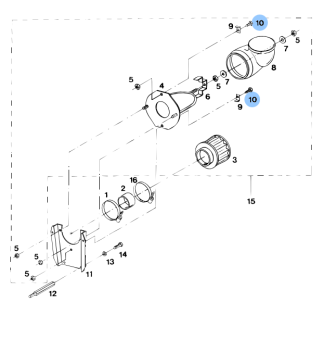 Vetus STM8730 - Bolt M6x20, DIN933