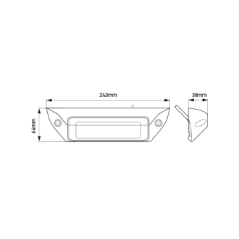 Hella Marine LED Deck Light FMS2500