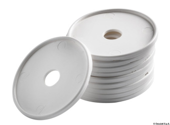 Osculati 41.412.38 White Polyethylene Underplate for Ø30 mm Tapered Pulpit Base, 10 pcs
