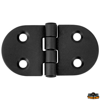 Trem M3502174 - AISI 316 Black PVD Hinge 74x40 mm Straight Model