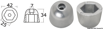 Osculati 43.070.24 - Zinc Spare Anode Orig. Ref. 101180