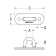 Ronstan RF87 Small Padeye, 10mm Clearance & Curved Base
