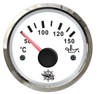 Osculati 27.322.09 - Oil Temperature Gauge 50/150° White/Glossy