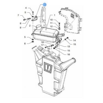 Vetus VFP01498 - Bracket