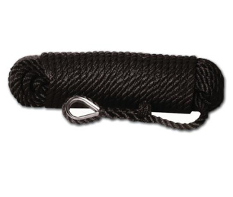 Hollex Anchor Line Black 12mm 3 Strands L=30m