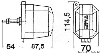 Osculati 19.151.53 - Windshield Wiper With Telescopic Arm 300/350 mm