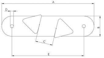 Bow Fairleads 110mm Per Pair