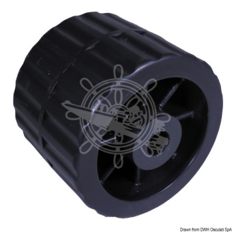 Osculati Boat Trailer Side Roller Ø100 × 75 mm with Technopolymer Core