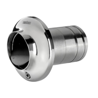 Vetus TRC40SV - Stainless Steel Transom Exhaust Connection, Check Valve, 40mm
