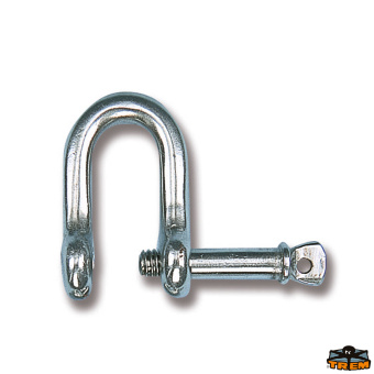Trem M1210018 - AISI 316 Stainless Steel Shackle With Captive Pin Diameter 10 mm 5 Pieces