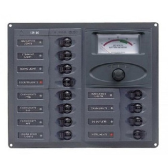 BEP Marine 902-AM-24 - Circuit Breaker Panel DC 24V 12x Single Pole