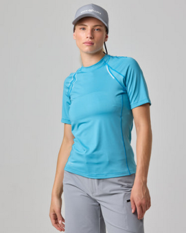 Henri Lloyd Women’s Dynamik Dri Fast Short Sleeve T-Shirt Size S Caribbean