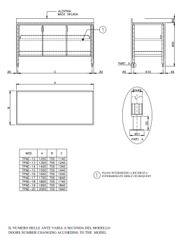 Baratta TPNE Marine Work Table With Doors