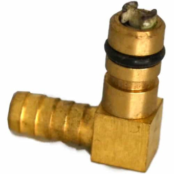 Flojet 01521000 - 1/4" Brass Air Inlet Elbow