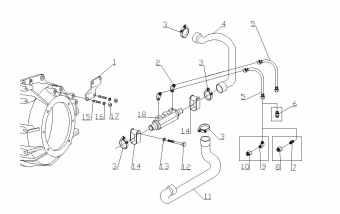 Nanni Diesel 48300308 - ELBOW for 4.380TDI/5.250TDI