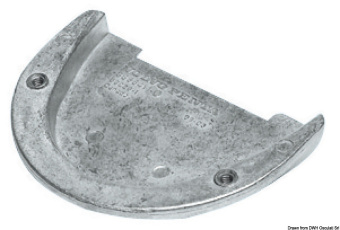 Osculati 43.554.11 - Zinc Leg Anode Duo Prop