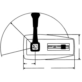 SeaStar Dual Action Side Mount Control C80, Standard