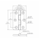 Marine Town Stainless Steel Hinge 50x76.5 mm