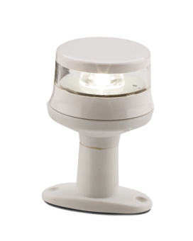 Allpa All-Round Navigation Light, White, 360°, LED, 12-24v, White Housing - Rina