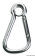 Osculati 09.178.10 - Carabiner Hook AISI 316 With Eye Large Opening 18 mm