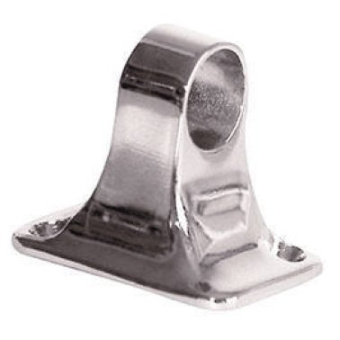 Plastimo Chrome-Plated Brass Handrail Holder Ø20 mm, 43 mm Height