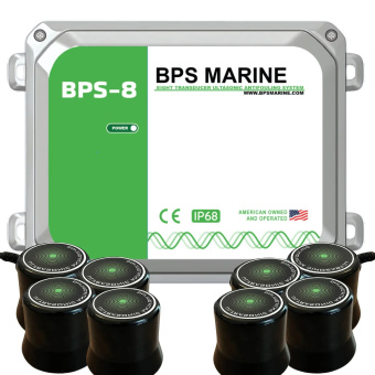 BPS Marine BPS-8 Ultrasonic Antifouling System – 8 Transducers, 12V DC