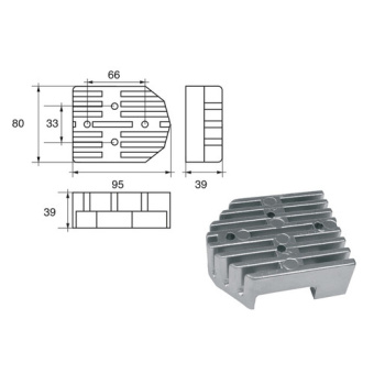 Bukh PRO L8149204 - Anode F/MERCURY EngineS