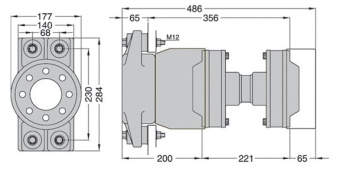 Python Drive P501-W Complete Shaft Drive System