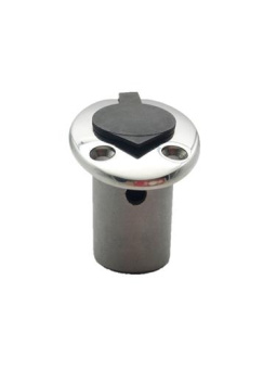 Hollex Flagpole Holder 19mm AISI316 Recessed 45°