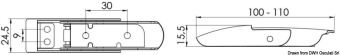 Osculati 38.212.00 - RIVIERA Lever Latch