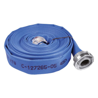 Drinking Water Hose With Coupling, Flat Roll Up 20M 2" X NA66