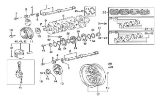 Nanni Diesel 970312103 - ASSY SHAFT, BALANCER N°1 for 4.380TDI