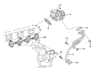 Nanni Diesel 970312245 - PIPE SUB-ASSY TURBO for 4.380TDI