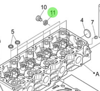 Nanni Diesel 970432132 - Ring Gasket for HE and N4 Series Engines