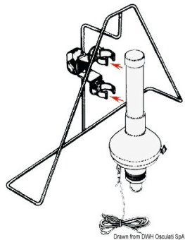 Osculati 22.418.01 - SS Bracket For 22.420.00