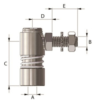 Ball Joint for Engine Throttle Push Pull Cables