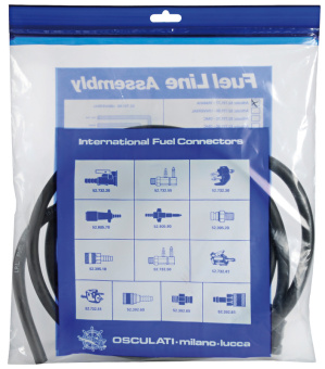 Osculati 52.731.76 - Fuel Pipe With 2 MERCURY/MARINER Joints