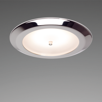 Prebit 22993105 - LED Recessed Light EB12-2 (Master), Bright Chrome, 3x1 W, DC 10-30V, With Dimmer, ww, With Lenses 25°