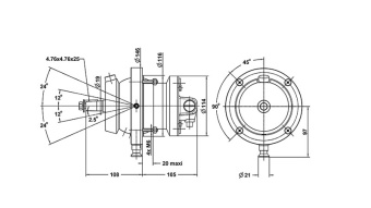 Lecomble & Schmitt 2203658 HB 5 Tilt Pump - 20 CT