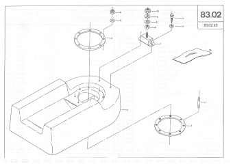 Nanni Diesel 310397 - BASE FOR S-DRIVE for Sail Drive 2.50 - 3.175