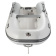 Osculati 22.640.31 - dinghy with fiberglass V-hull 3.10 m 15 PS 4 persons